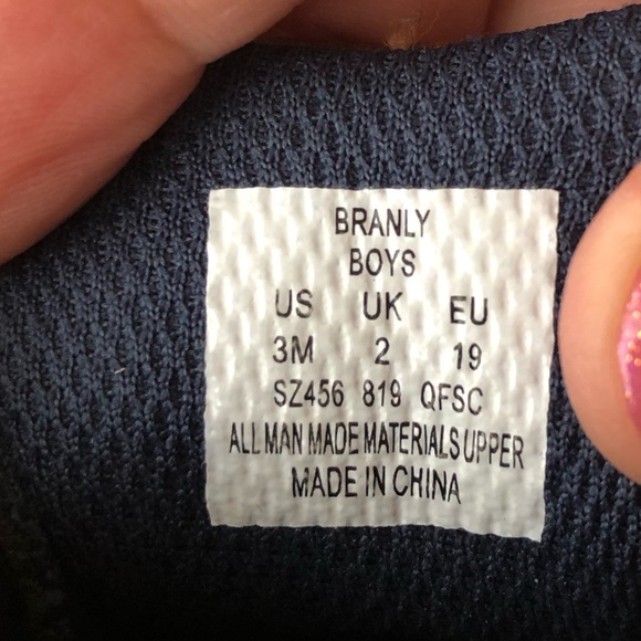 Stride Rite Boys Branly Brown/Navy Faux Leather Bootie w/Toe Bumper. Size 3M. - Picture 11 of 11